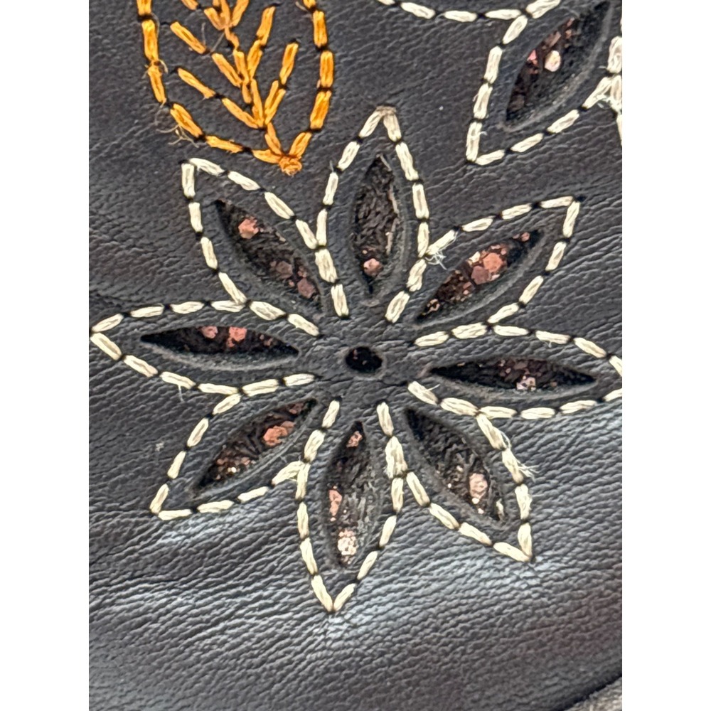 Herencia Crazy Lazer Floral Embroidered Square Square Toe Western Boots ‎ W US 9 - Picture 10 of 16